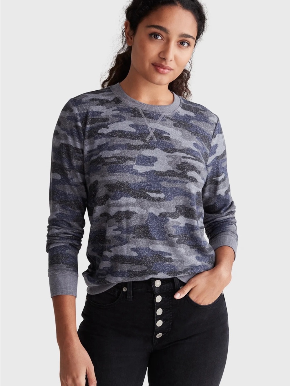 Lucky Brand Hacci Cloud Jersey Crew